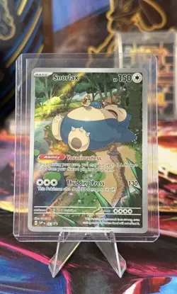 SNORLAX SVP 051 Eng • Illustration rare • Pokemon 151 Promo Etb - Image 1
