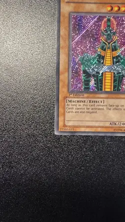 Yu-Gi-Oh! Jinzo PSV-000: Pharaoh's Servant 1st Edition Effect Holo English - Image 5