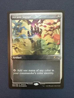MTG Arcane Signet (Foil Etched) - MagicFest Cards (MFP) NM Foil - Image 1