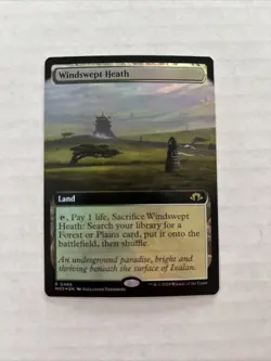 Magic: The gathering - Windswept Heath - Foil - Extended art - Modern Horizons 3 - Image 1