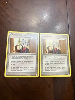 Steven's Advice 92/101 EX Hidden Legends Pokemon Card Trainer Supporter 2 - Image 1
