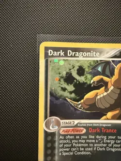 Pokemon Dark Dragonite TCG Holo Rare Card 15/109 Ex Team Rocket - Image 3