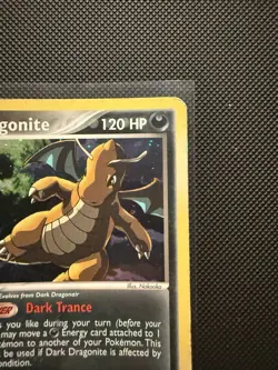 Pokemon Dark Dragonite TCG Holo Rare Card 15/109 Ex Team Rocket - Image 4