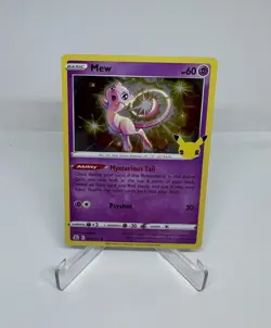 2021 Pokemon Sword & Shield Celebrations Mew Holo #011/025 - E - Image 1