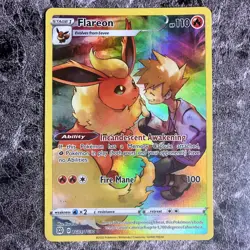 Pokemon TCG Flareon TG01/TG30 Brilliant Stars Trainer Gallery Holo | NM - Image 2