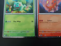 Pokemon - Bulbasaur Squirtle Charmander SVP046 047 048 Galaxy Foil Set of 3 - Image 3