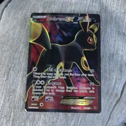 Pokemon Umbreon EX Fates Collide Full Art Ultra Rare Holo 170 HP 119/124 English - Image 1