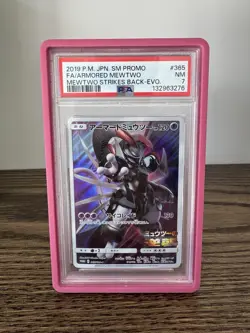 Armored Mewtwo #365 Full Art Mewtwo Strikes Back Japanese Promo Pokemon NM PSA 7 - Image 1