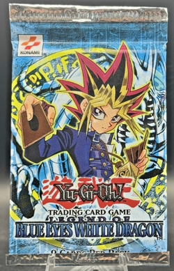 2002 Yu-Gi-Oh Legend of Blue Eyes White Dragon Unlimited Booster Pack - Image 1
