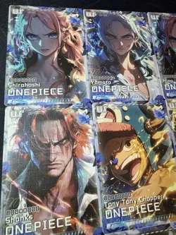 One Piece 9 Collectible Character Anime Waifu Cards CCG Magazine Manga Luffy - Image 2