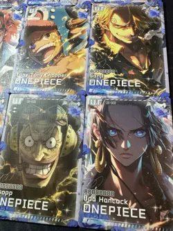 One Piece 9 Collectible Character Anime Waifu Cards CCG Magazine Manga Luffy - Image 4