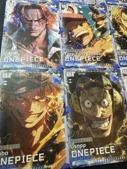 One Piece 9 Collectible Character Anime Waifu Cards CCG Magazine Manga Luffy - Image 5
