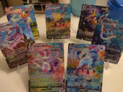*Custom-made* High Quality,Textured Holo,7pc Evolving Sky Set"Display Card" - Image 1