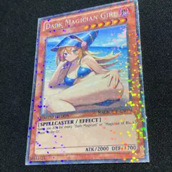 Dark Magician Girl Yugioh Waifu Custom Card Holo Foil Anime Rare Sexy Bikini - Image 2