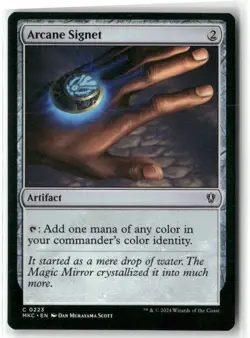 Arcane Signet Commander: Murders at Karlov Manor Magic MTG NM - Image 1