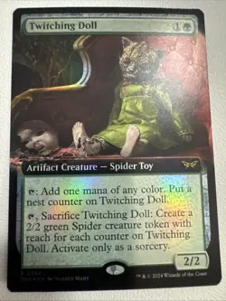 Twitching Doll Extended (NM Foil) DSK-0384 Rare MTG - Image 1