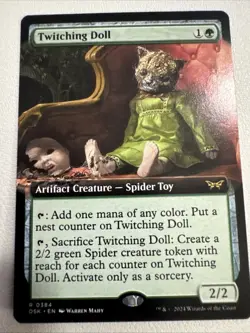 Twitching Doll Extended (NM Non-Foil) DSK-0384 Rare MTG - Image 1