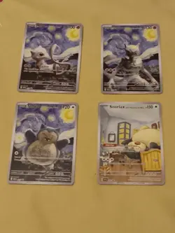 4 Pokemon X Van Gogh - Custom Pokemon Fan Art Cards - Image 1