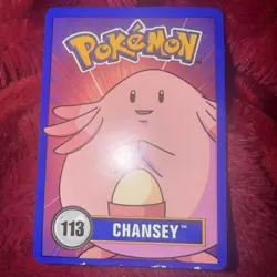 Pokemon Chansey #113 Nintendo Promo 1998 LP - Image 1