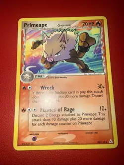 Primeape Delta Species Holon Phantoms Pokemon TCG Card 50/110 Regular Card - Image 1