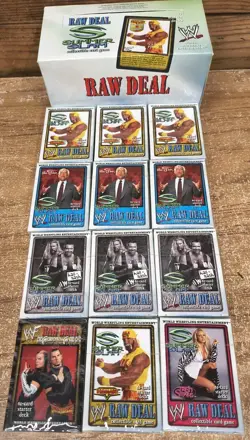 WWE - Raw Deal Summer Slam Card Game Box (12 Starter Decks) Sealed Dealer Box - Image 3