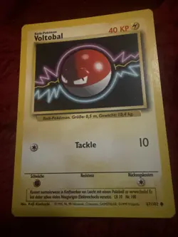 Pokemon Base Set Voltobal 67/102 German - Voltorb - Image 2