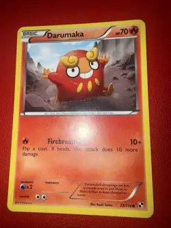Darumaka 23/114 2011 Black & White Regular Pokemon Card - Image 1
