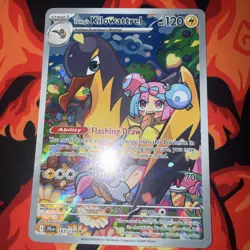 Iono's Kilowattrel 163/159 Sv09: Journey Together IR Pokemon TCG Card NM - Image 1