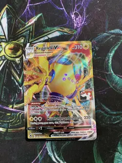 Pokemon TCG – Regileki Vmax - Play! Prize Pack Series 4 - 058/195 - Stamped - Image 1