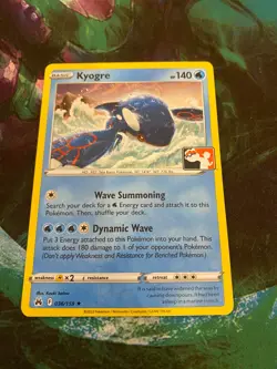 kyogre 036/159 Play! Pokemon Prize Pack Series 4 Stamped NM Holo - Image 1