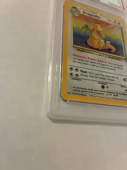 Pokemon TCG Dragonite Fossil 4/62 Holo Rare PSA 5 1999 English - Image 5