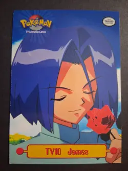 LP TV10 James Pokemon 1999 Topps TV Animation Edition Series 1 Blue Logo #1 - Image 1