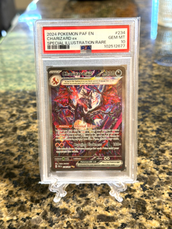 Pokemon CHARIZARD EX 234/091 Special Illustration Rare Paldean Fates PSA 10 - Image 1
