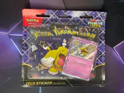 Pokemon TC S&V Paldean Fates Tech Sticker Collection (Shiny Greavard) - SEALED! - Image 1