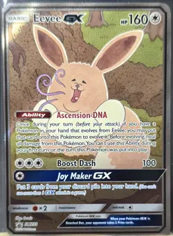 Pokemon TCG: Eevee GX (SM233) Black Star Promo - Full Art - Image 1