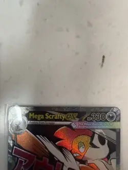 Mega Scrafty EX 270/217 Pokemon TCG 330 HP EX Holo Taiga Kasai - Image 2