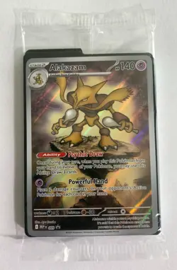 Pokemon TCG: Alakazam 009 | Mega Evolutions ETB Promo | Sealed! - Image 1