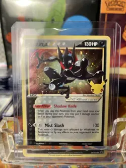 Pokemon NM Greninja Star SWSH144 Black Star Promo - Image 1