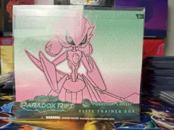 Pokemon Center Sealed Paradox Rift Iron Valiant Elite Trainer Box ETB - Image 1