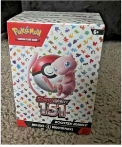 Pokemon TCG Scarlet & Violet 151 Booster Bundle – 6 Booster Packs – Factory Seal - Image 1
