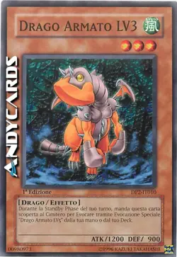 DRAGO ARMATO LV3 • (Armed Dragon Lv3) • Comune • DP2 IT010 • 1Ed • Yugioh! - Image 1
