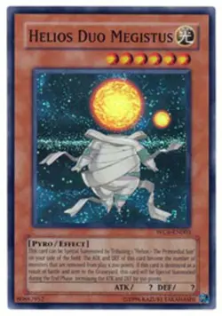 Helios Duo Megistus - WC6-EN003 - Super Rare - Limited Edition Lightly Played Wo - Image 1