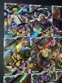 One Piece Set of 12 Collectible Character Anime SSR SR Cards CCG Luffy Nami - Image 2