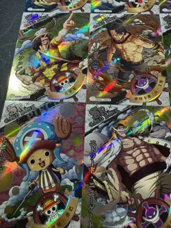One Piece Set of 12 Collectible Character Anime SSR SR Cards CCG Luffy Nami - Image 5