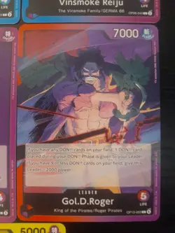 15 x One Piece TCG Leaders Monkey D Luffy, Gol D Roger, Smoker, Oden, Ace & more - Image 5