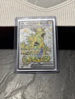 Tyranitar ex 211/197 (OBF) Obsidian Flames NM Full Art Pokemon Card - Image 1