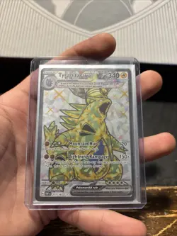 Tyranitar ex 211/197 (OBF) Obsidian Flames NM Full Art Pokemon Card - Image 2