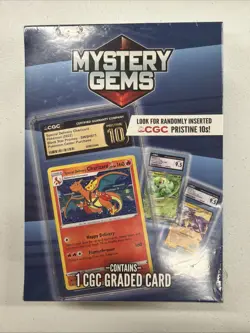 2026 Pokemon TCG Mystery Gems 1 CGC Graded Trading Card Slab New Sealed - Image 1
