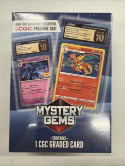 2026 Pokemon TCG Mystery Gems 1 CGC Graded Trading Card Slab New Sealed - Image 2