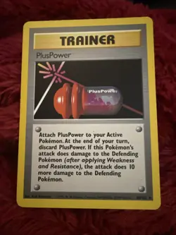 Pokemon TCG Base Set Trainer Plus Power Uncommon Card 84/102 - Image 2